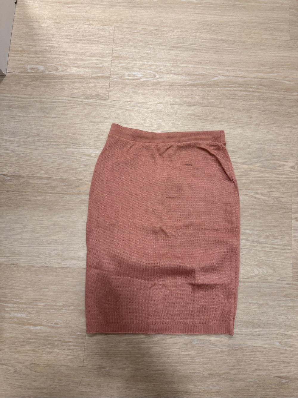 American Apparel Terracotta Knit Pencil Skirt